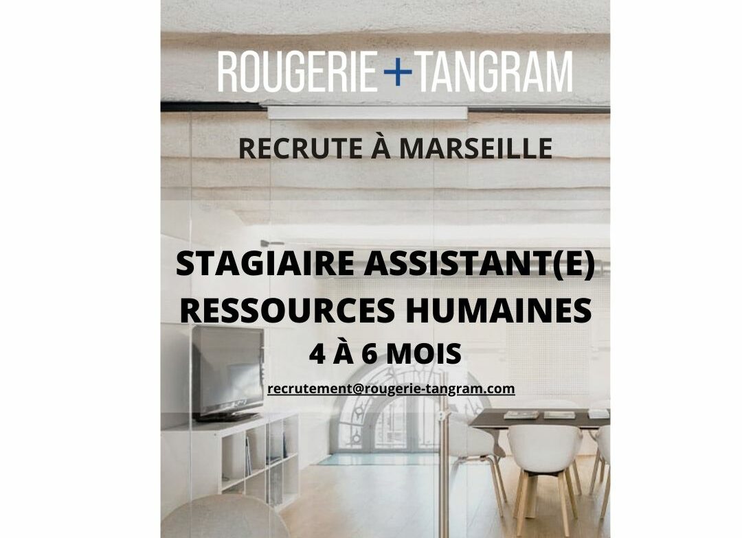 recrutement STAGIAIRE ASSISTANT(E) RESSOURCES HUMAINES