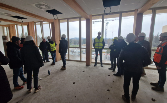 Visite du chantier de l’ESSCA Aix-en-Provence